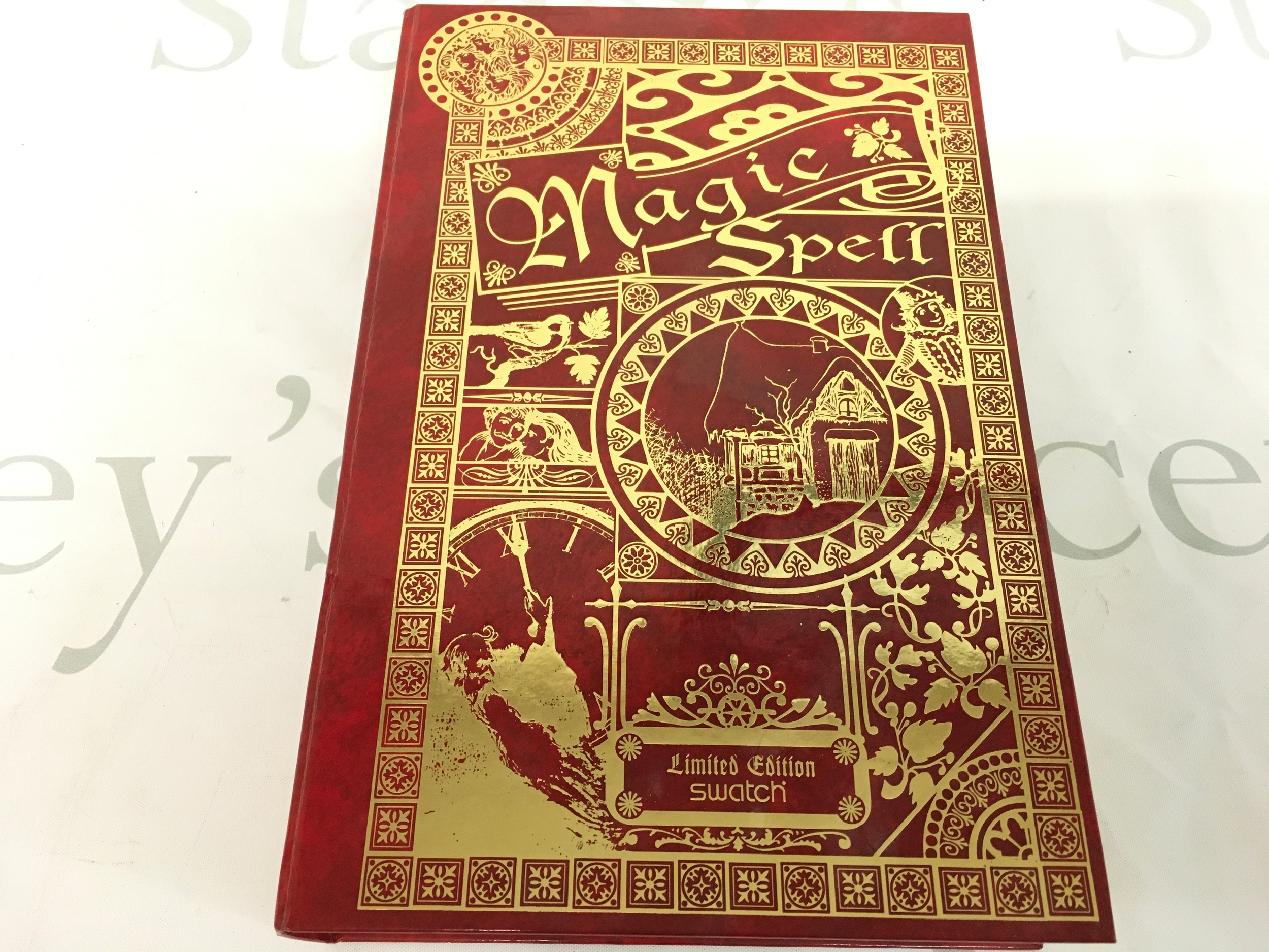 1995 Swatch "Magic Spell" Christmas Special watch (GZ148)featuring a festive character design