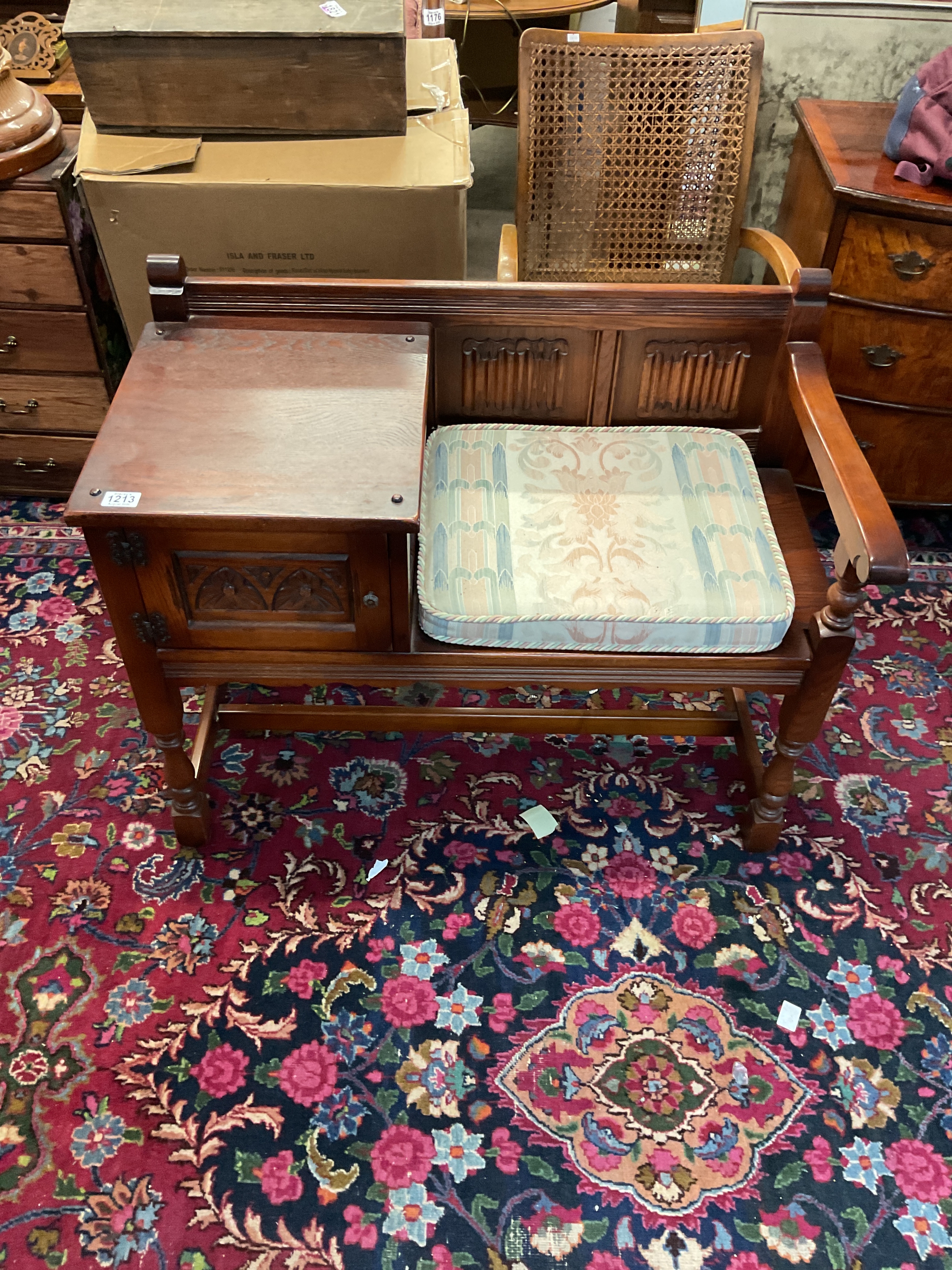 An Old Charm telephone table.