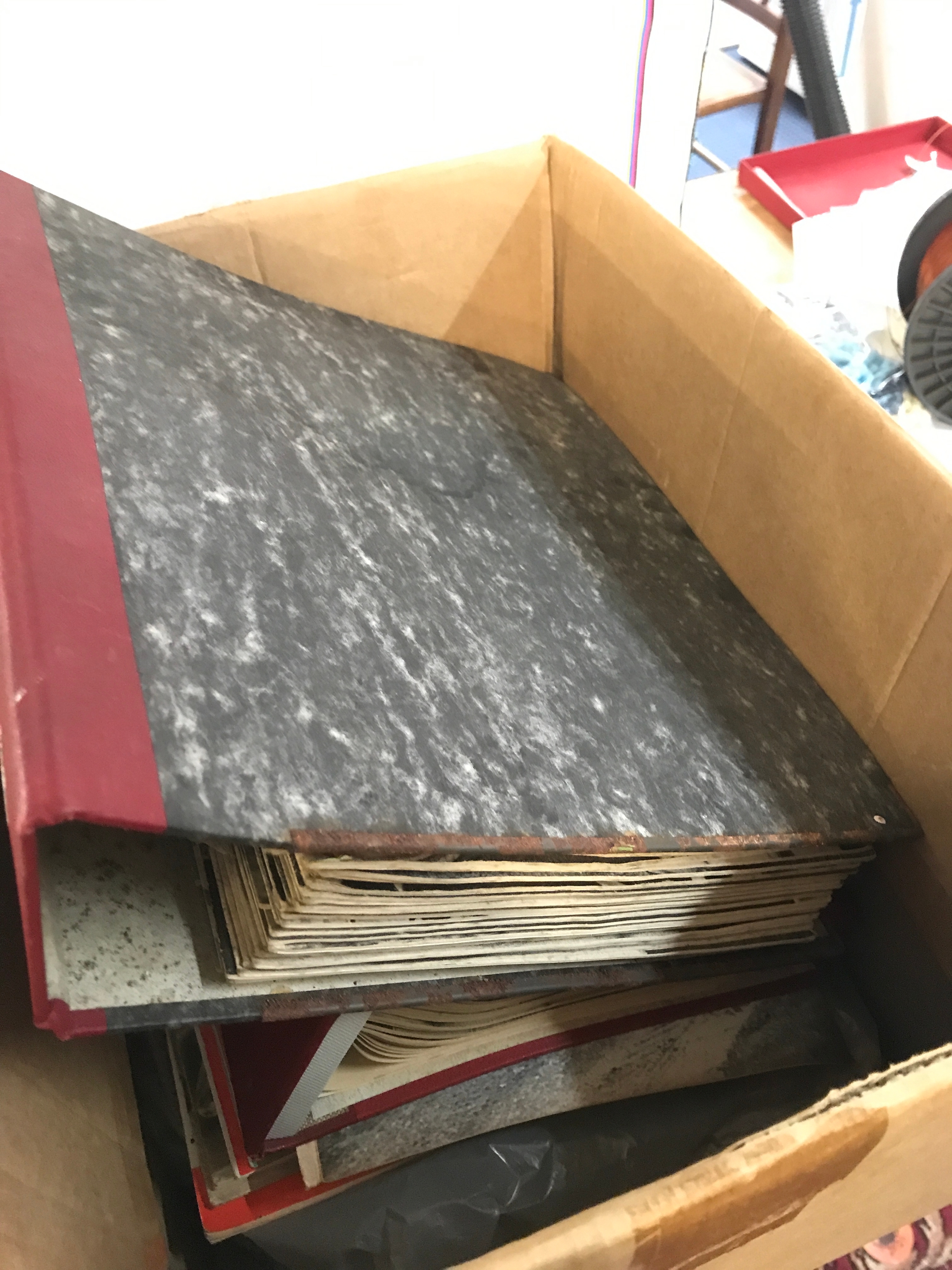A box containing a large quantity of 1960s Speedway Post  