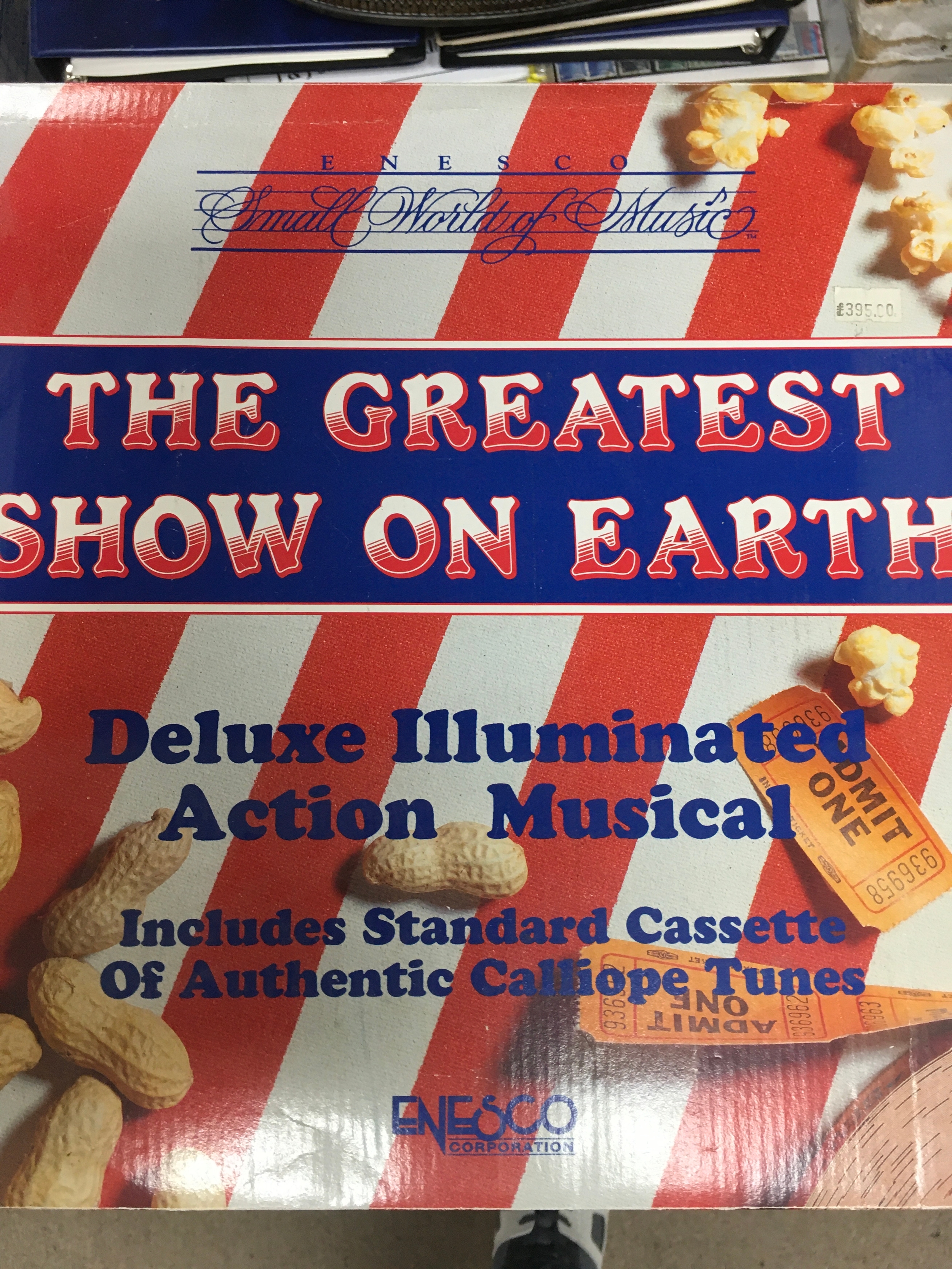 Enesco The Greates Show on Earth deluxe musical circus.