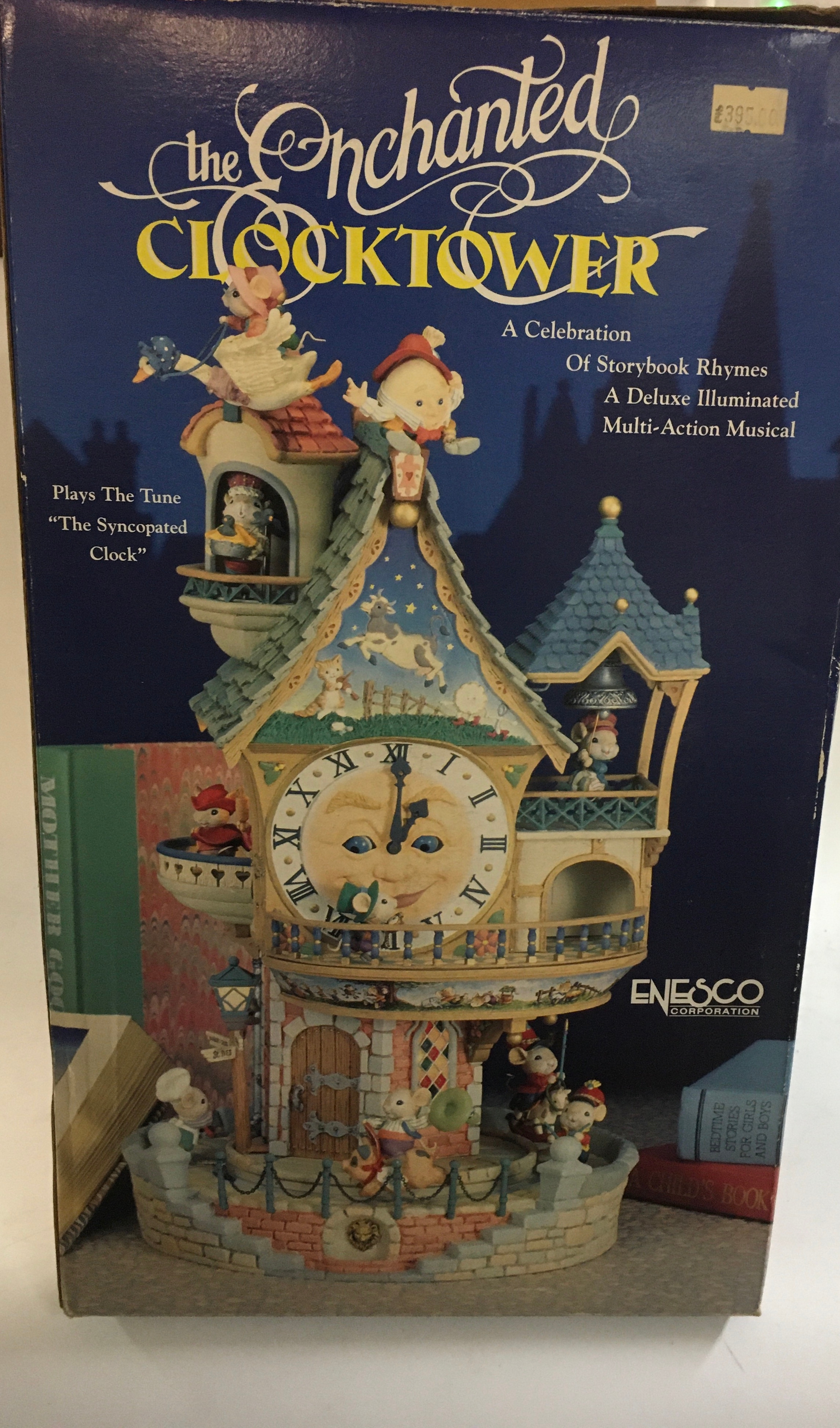 Enesco the enchantment Clocktower deluxe illuminated musical