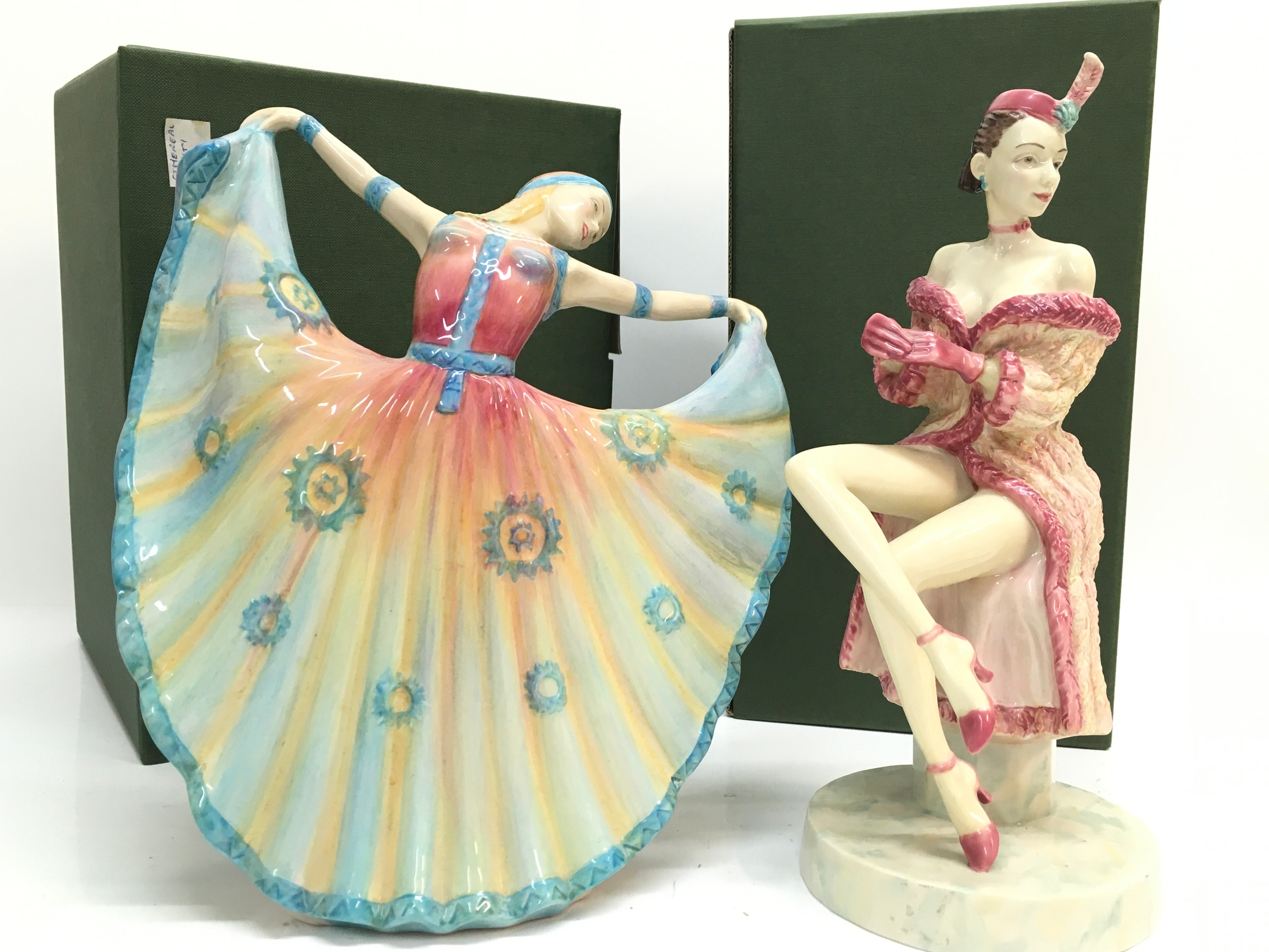 Two boxed Peggy Davis figures Evangeline limited edition 88/100 and Ethereal Beauty 158/500