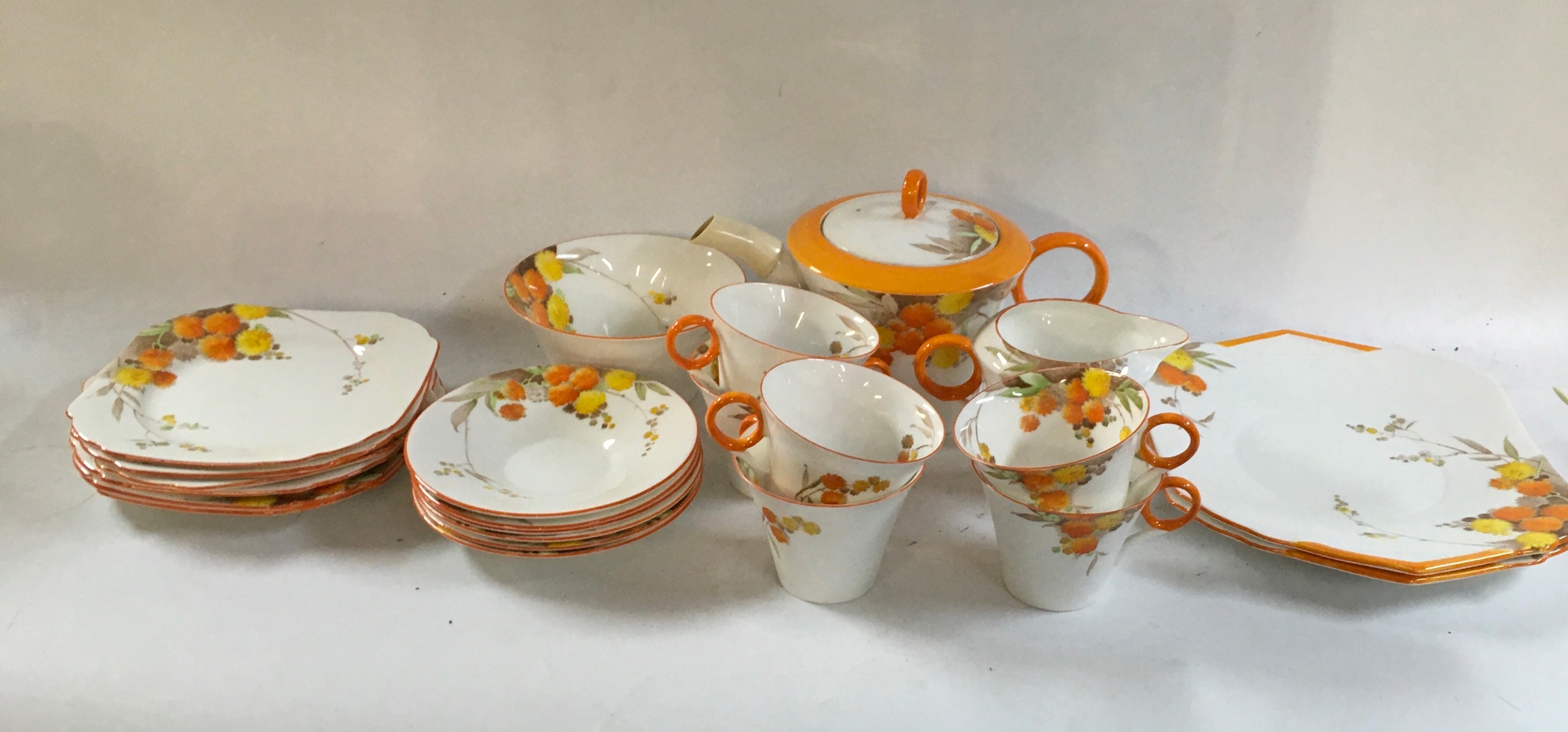 A Shelley tea set