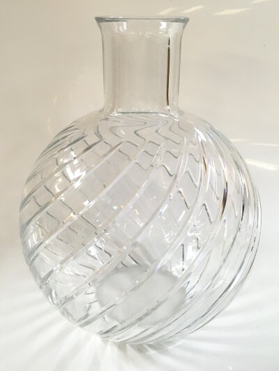 A Baccarat crystal vase