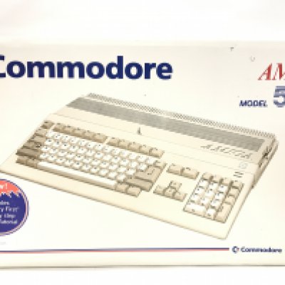 A Boxed Commodore Amiga 500 with hard drive and Leads.. No Reserve. (2).
