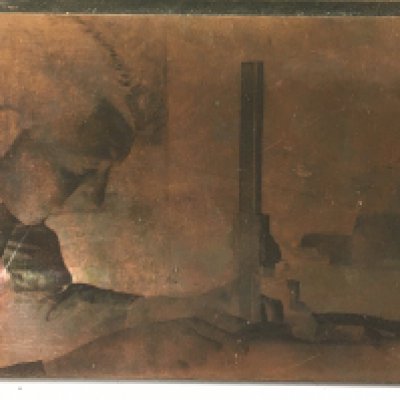 A collection of 4 unique copper printing plates made for the Matchbox company. Each plate is approximately 100 x 80mm.