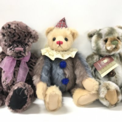 3 Charlie Bears. Tara.Felix And Goosebeary. With Tags And Bags (3).