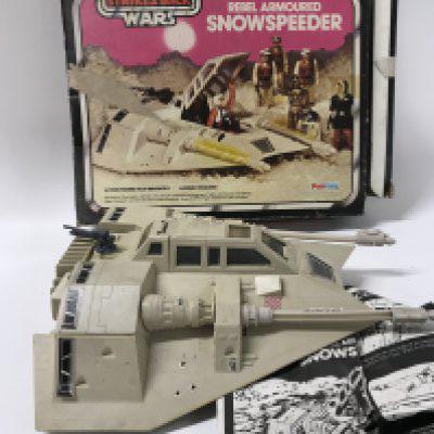 A Boxed Vintage Star Wars Snowspeeder. Box Is Worn. Parts Missing. No Reserve.