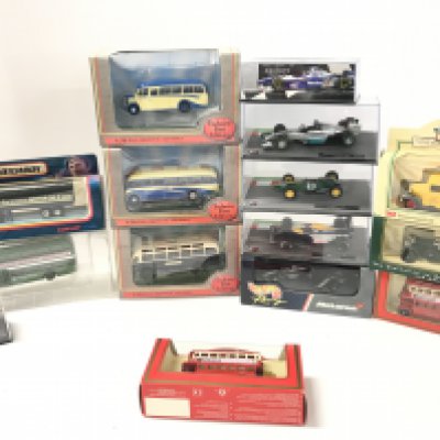 A Box Containing Various Boxed Diecast. No Reserve.