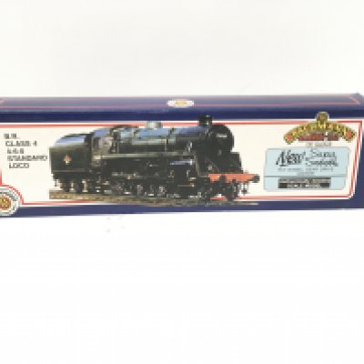 A boxed Bachmann No 31.102. BR Standard Loco Class 4. 4.6.0 Double Chimney with Tender Type BR 1B. 00gauge. No Reserve