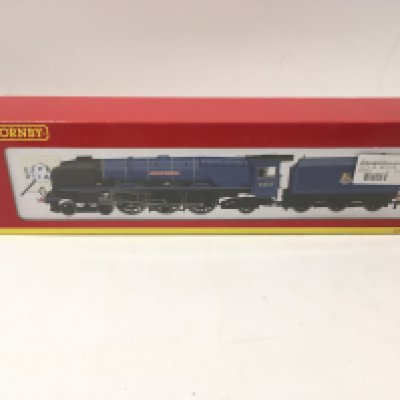 A boxed 00 gauge model locomotive with tender by Hornby R2553. BR 4.6.2. Duchess Class City of Bristol. DCC ready. No reserve.