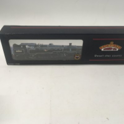 Boxed 00 gauge model railway locomotive by Bachmann 32.351. Standard class 4MT Tank 80097. BRLcrest. No Reserve