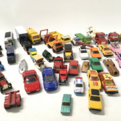 A collection of Playworn model diecast vehicles by assorted manufacturers. No reserve