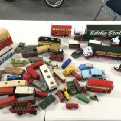 A collection of in excess of 40 model diecast vehicles by various manufacturers including a group of assorted Eddie Stobart motors.