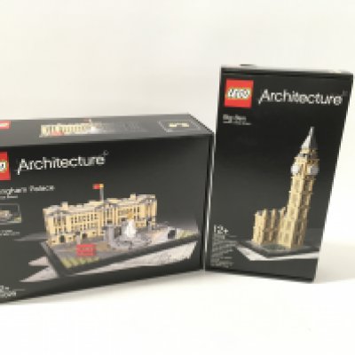 2x sealed boxed Lego Architecture sets includes # 21029. Buckingham Palace&hellip;.# 21013. Big Ben &hellip;no reserve