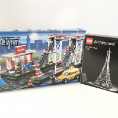 2x sealed boxed Lego sets including Architecture # 21019 The Eiffel Tower and City # 7937 Train Station. No reserve