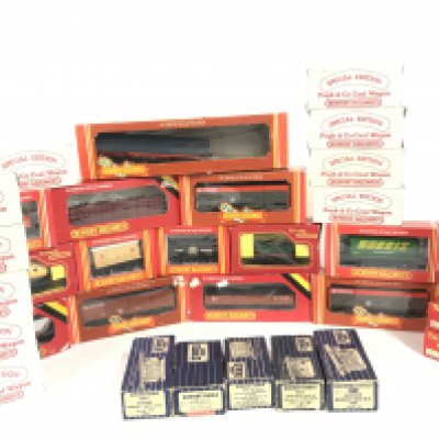A Collection of Boxed 00 Gauge Wagons By Hornby. Dublo and Tri-Ang. No Reserve.