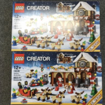 2 boxed and sealed Lego sets. 10245. Santas workshops. No reserve.