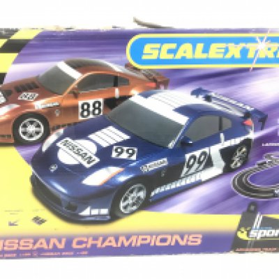 A Boxed Scalextric Nissan Champions Set. No Reserve.