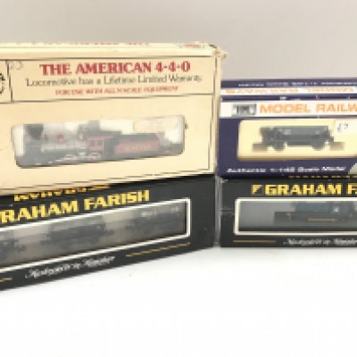 A Small Collection of Boxed N Gauge Locos and Wagons.