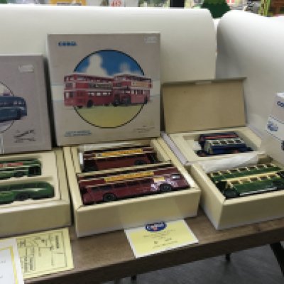 Four boxed bus sets by Corgi.. featuring 81369 limited edition no.1580.. 97052.. 97202.. 96985 no reserve