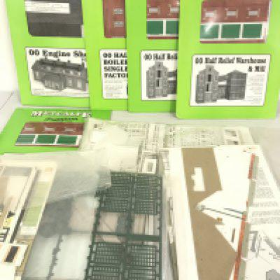 A Box Containing 00 Gauge Model Kits.