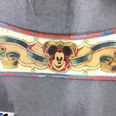 A Theme Park Ride Top Flash. Possibly From Disney 1953 Approx Length 171cm. Height 62cm.