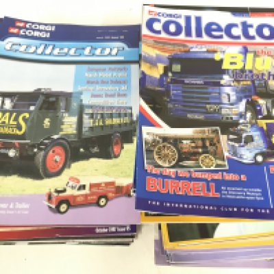 A Collection of Corgi Collectors Magazines. No Reserve.