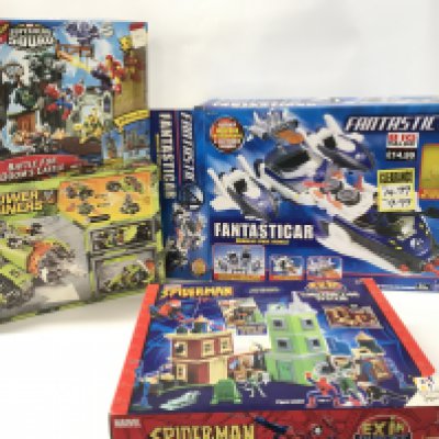 A collection of 4 boxed sets including Lego. All opened some parts missing.