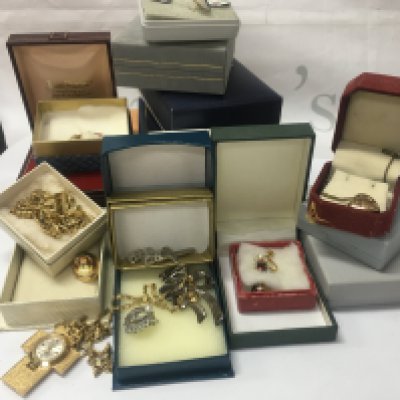 A collection of costume jewellery.