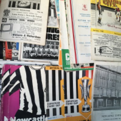 Newcastle + North East Football Programmes: Given to us with instructions to sell stating Newcastle programmes. On reflection there are other North East teams and plenty more with good 60s content.