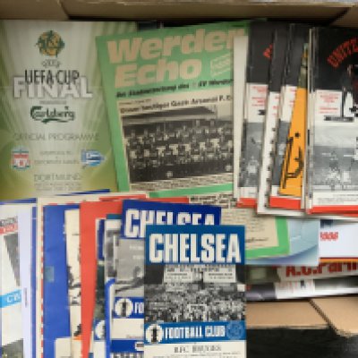 Big Match Football Programmes: England Internationals, FA Cup Finals and Club programmes from the early 60s onwards including Manchester United. C/W a full set of London 2012 Olympic Programmes. Instructions to sell. (Box)