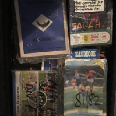 Brighton Home + Away Football Programmes: Homes from the 70s and 80s plus aways from the 90s onwards. Neatly kept in seasons in which some could be complete. There is also a bag of around 70 Friendlies and testimonials plus minor cups. Instructions to sell. (Est 300+)