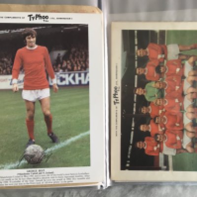 Typhoo Tea Football Cards: The large cards from the 60s and early 70s mostly in excellent condition including many team groups. (66)