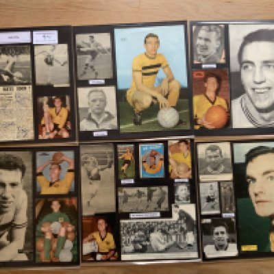 Hull City 1940s 1950s 1960s Football Autograph Collection: Stunning private collection all pre 1970 from various publications. All signatures are identified and laid down with photo corners on 12 x 12 inch card and easily removable. 22 pages to include 2 fully signed team groups, 4 signed autograph pages, a signed original press photo and 109 various sized pictures to include 9 A4. 101 different player signatures including Vigo Jensen, Stuart Pearson, Raich Carter, Don Revie, Chris Chilton, Ken Wagstaff, Wilf Mannion, Billy Bly, Paul Feasey, Brian Garvey, Syd Gerrie, Maurice Swan, Ken Houghton, Ron Young etc. (230+)