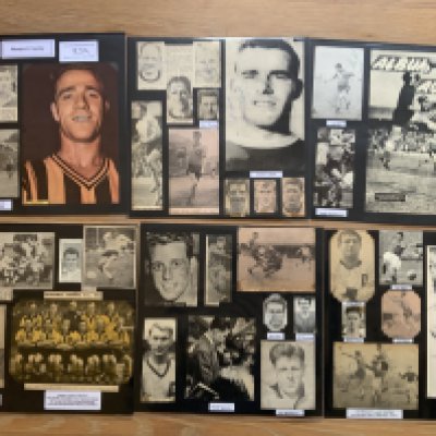 Newport County 1940s 1950s 1960s Football Autograph Collection: Stunning private collection all pre 1970 from various publications. All signatures are identified and laid down with photo corners on 12 x 12 inch card and easily removable. 15 pages to include 1 fully signed team group, 4 signed autograph pages, a signed programme with 11 autographs 1966/67 and 86 various sized pictures to include 4 A4. 95 different player signatures including Pat Terry, Trevor Ford, Tom Johnston, Beriah Moore, Gil Reece, Ollie Burton, Bobby Evans, Joe Bonson, Ray Wilcox, Ollie Burton, Ken Morgans, Ronnie Radford, Bill Shergold, Aldwyn Waite etc. (180+)
