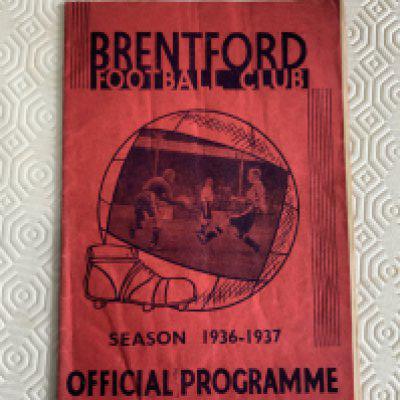 36/37 Brentford v Charlton Football Programme: Very good condition League match with no team changes.