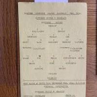 61/62 Southend United v Holbeach Football Programme: Very good condition single sheet with no writing. Eastern Counties League. Folding.