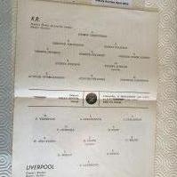 64/65 Reykjavik v Liverpool Football Programme: Liverpools first away game in Europe. Fold and slight mark.