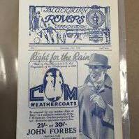 38/39 Blackburn Rovers v Manchester City Football Programme: Excellent condition league match with no team changes.