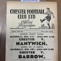 37/38 Chester v Port Vale Football Programme: Good condition league programme with no team changes.