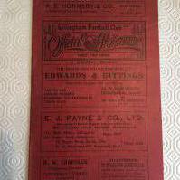 30/31 Gillingham v Bristol Rovers Football Programme: 3rd division programme in good condition with team changes. The word Bristol Rovers written to cover. The red cover has bled through.