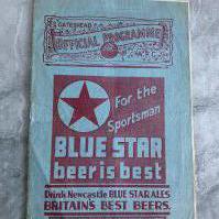 1935 - 1936 Gateshead v Wrexham Football Programme: Good condition with no team changes. Light folding. Rare programme.