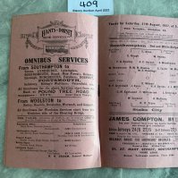 1927 - 1928 Southampton v Stoke City Football Programme: Very good condition with no team changes. Light fold.