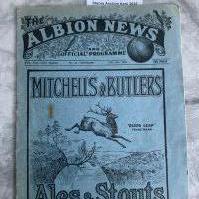 1927 - 1928 West Brom v Port Vale Football Programme: Very good condition with no team changes.