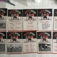 52/53 Manchester United Home Football Programmes: Includes Walthamstow, Newcastle, Sunderland and Chelsea. Overall fair/good. (20)