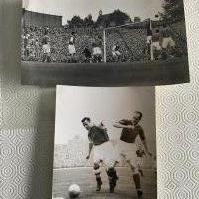 47/48 Arsenal v Manchester United Press Photos: Both have press stamps to rear and we are informed they are from a match at Highbury on 6 9 1947. Good. (2)
