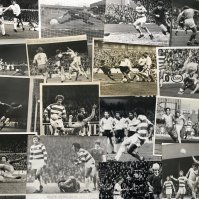 QPR Football Press Photos: Black and white mainly large photos of match action versus teams such as Tottenham, Middlesbrough and Derby. 4 from the 60s and 13 from the 70s. Press stamps and annotations to rear. (17)