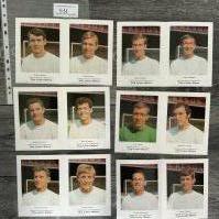 1960s Luton Town Football Photos: 12 head and shoulders photos with compliments of The Luton News produced in 1968. 6 pages with 2 pictures on each including Bruce Rioch, all in excellent condition .