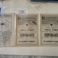 1940s Luton Town v Tottenham Football Programme: 45/46 pencilled team changes, 46/47 + 47/48 in good condition. No team changes unless stated. (3)